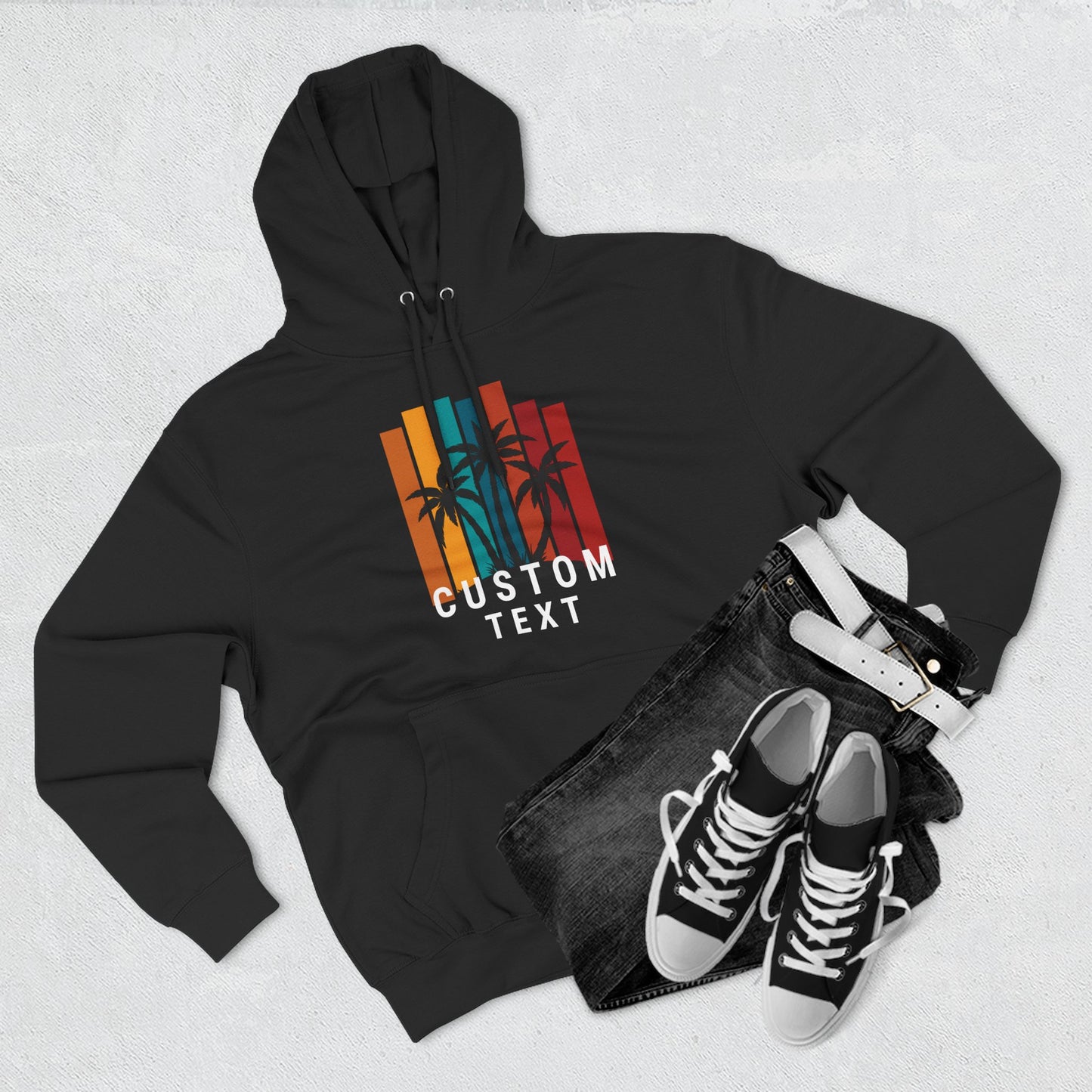 SUNSET PALM HOODIE