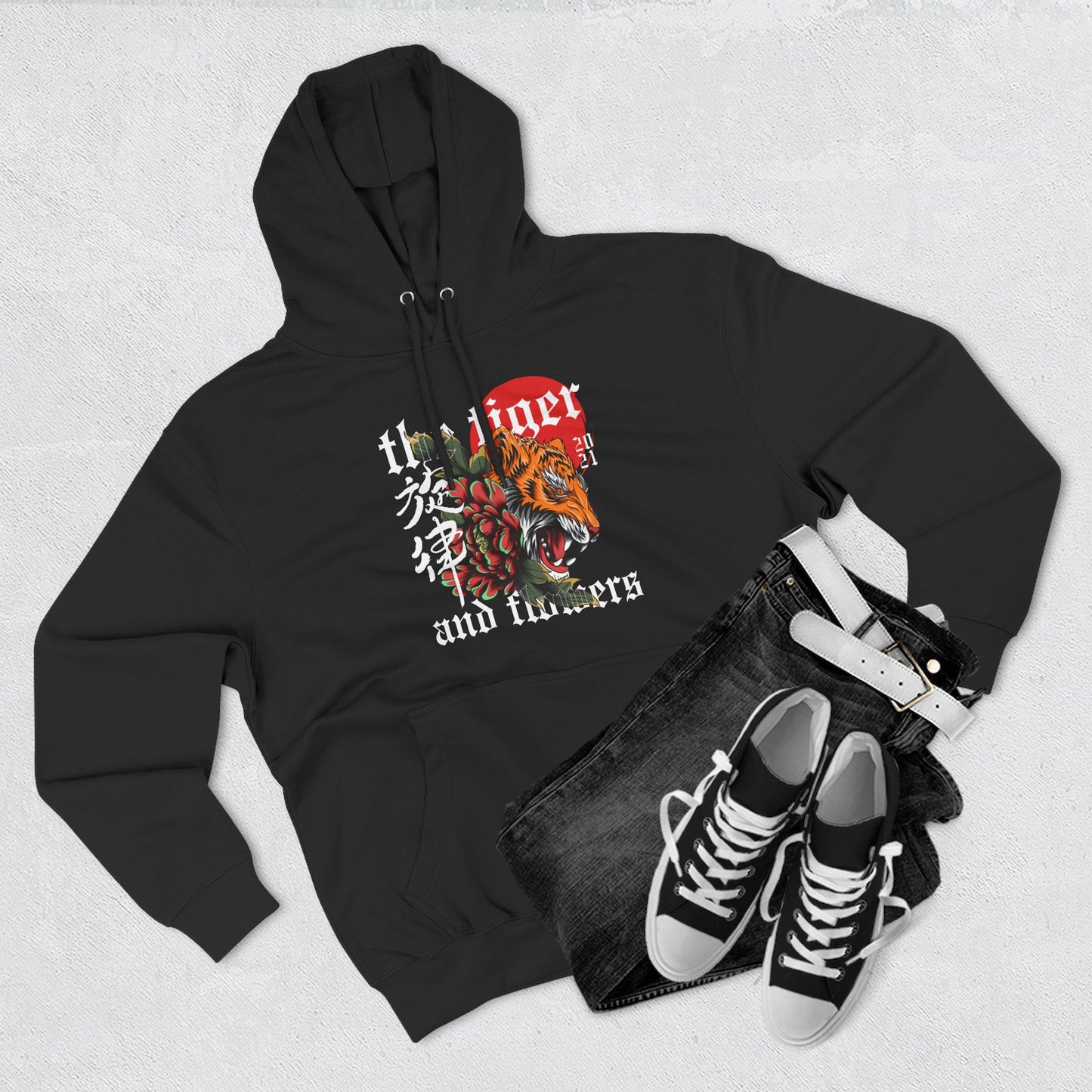 TIGER GRAPHIC HOODIE