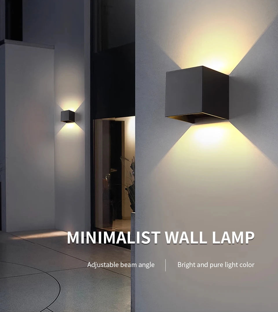 Modern Waterproof Outdoor Wall Sconce