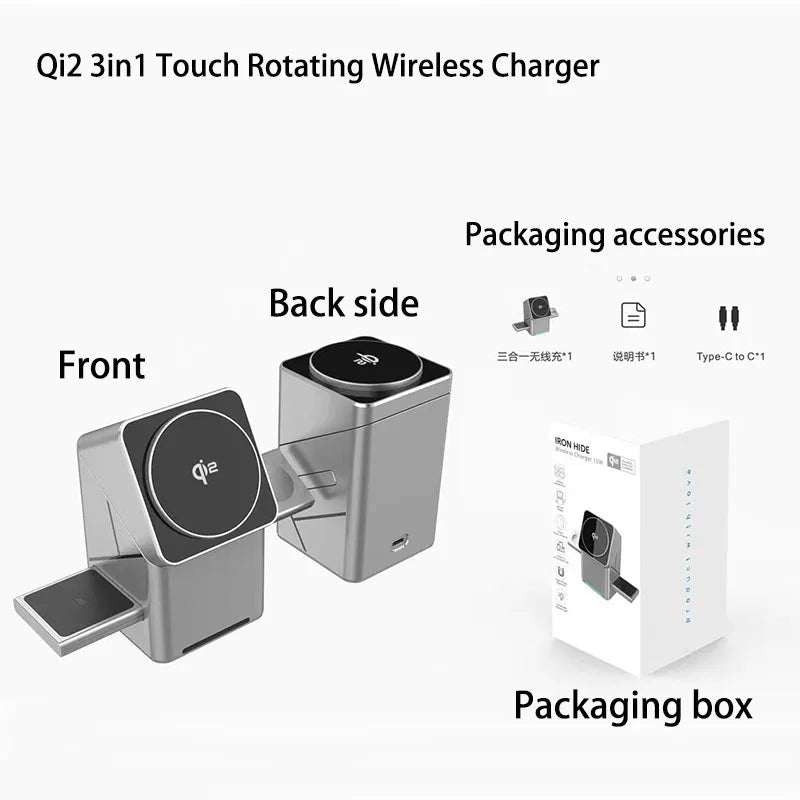 Magnetic Rotating Wireless Charging Dock