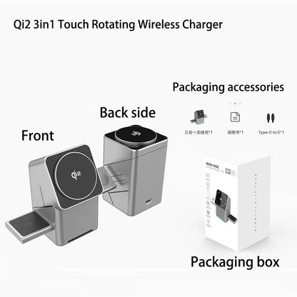 Magnetic Rotating Wireless Charging Dock