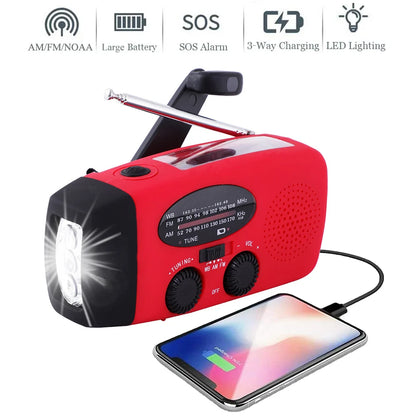 Multifunctional Solar Dynamo Camping Light