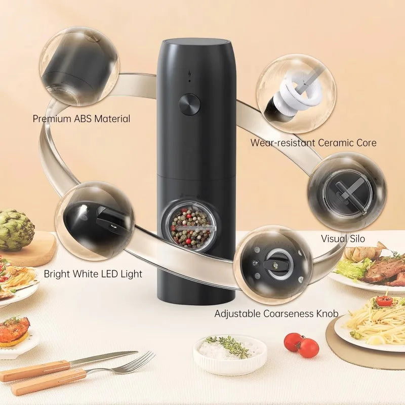 Adjustable Electric Salt Pepper Grinders