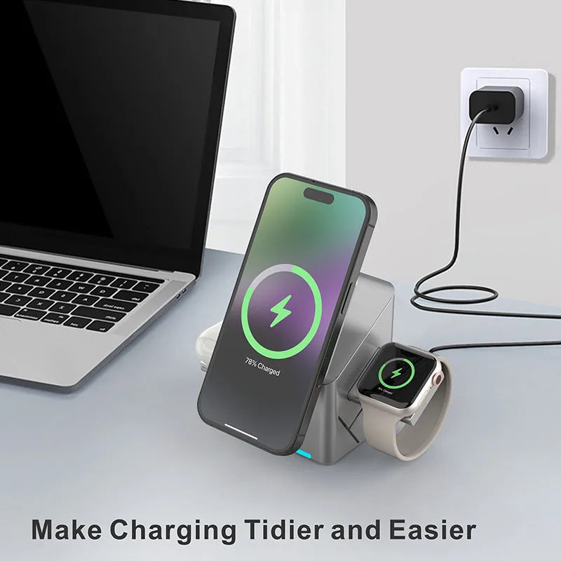 Magnetic Rotating Wireless Charging Dock