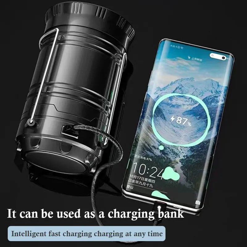 Portable Solar LED Emergency Lantern