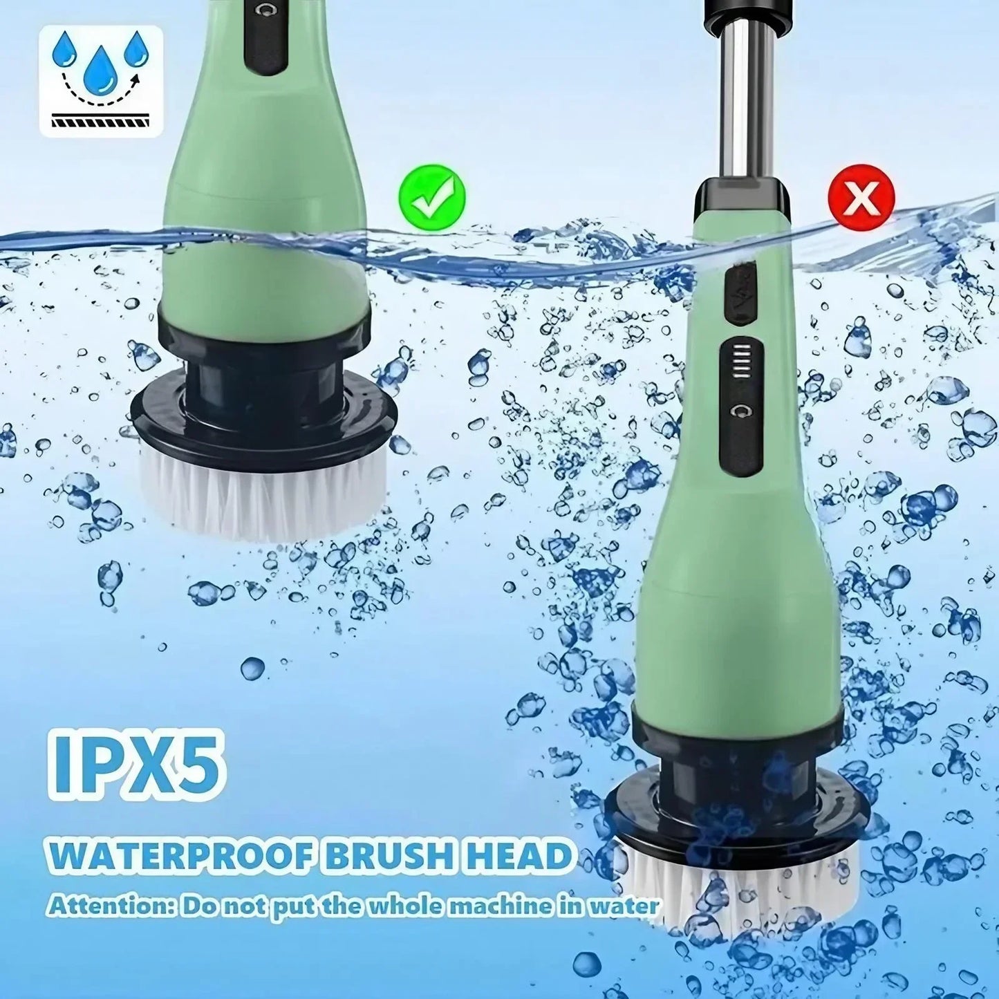 Rechargeable Electric Cleaning Scrubber