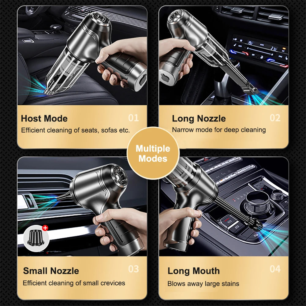 Portable Wireless Car Vacuum Cleaner