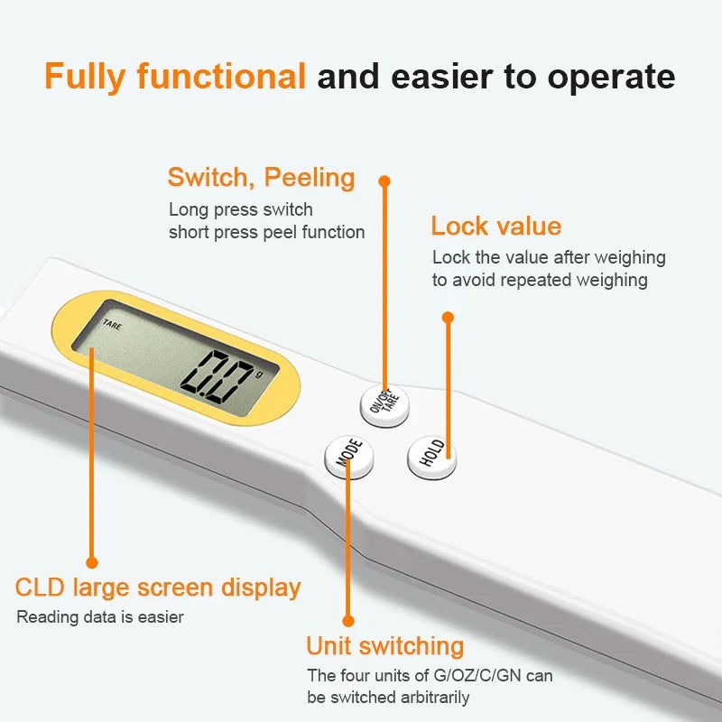 Electronic Measuring Spoon Food Scale