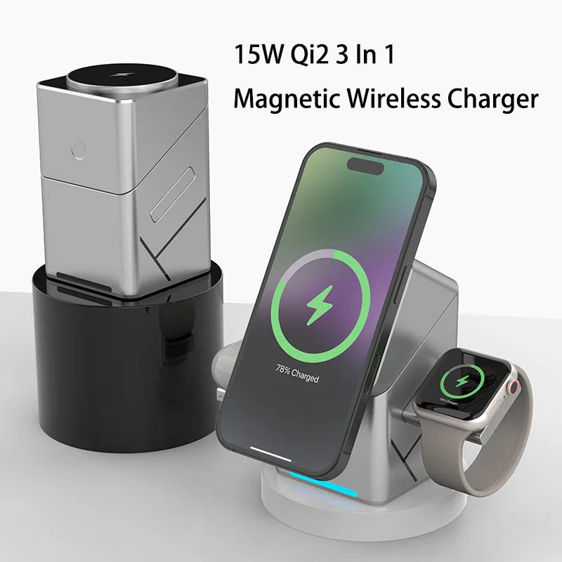 Magnetic Rotating Wireless Charging Dock