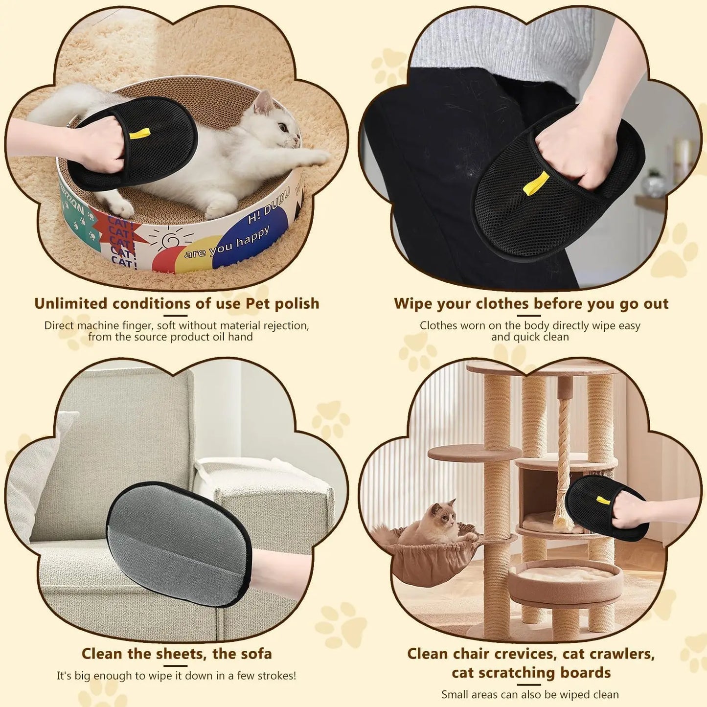 Magic Pet Hair Removal Gloves