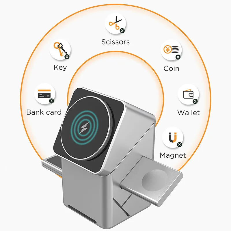 Magnetic Rotating Wireless Charging Dock
