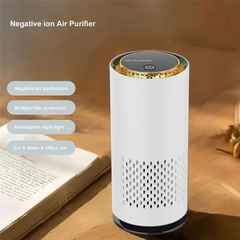 Mini Electric Air Purifier White