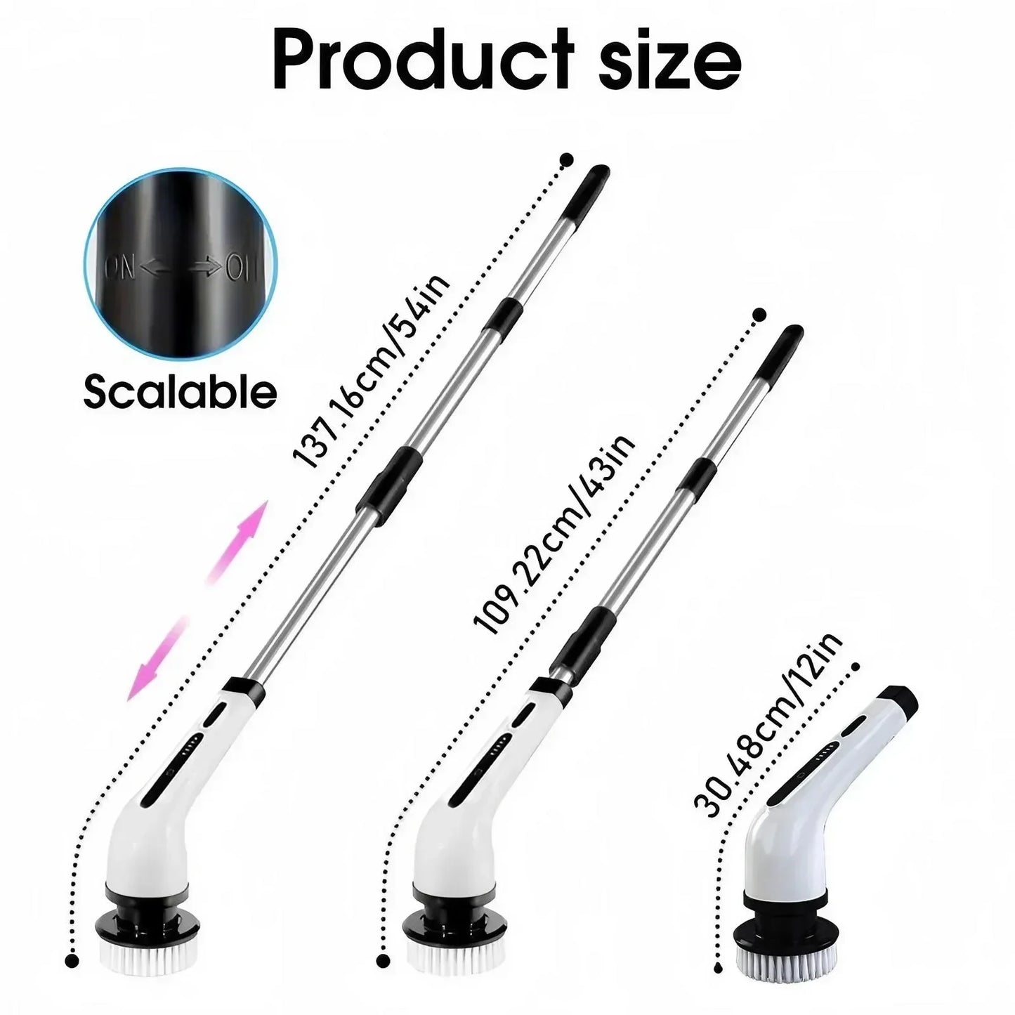 Rechargeable Electric Cleaning Scrubber