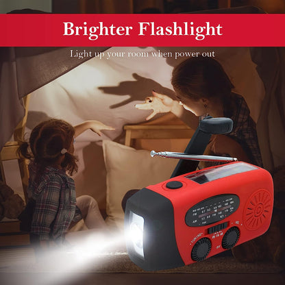 Multifunctional Solar Dynamo Camping Light