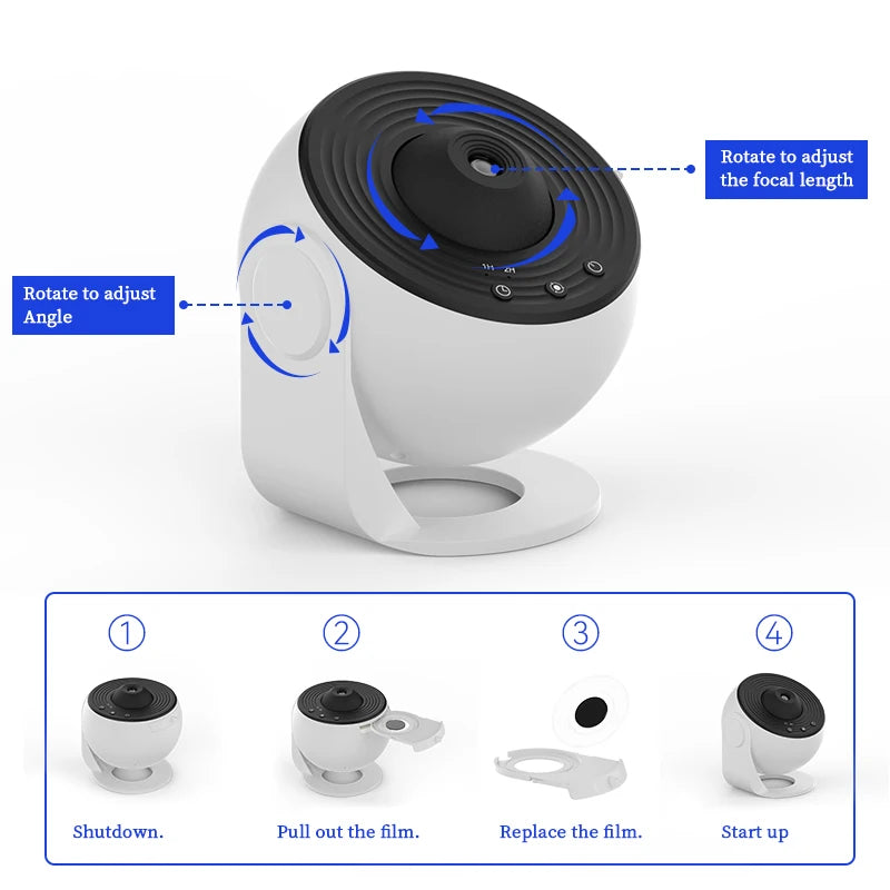 Galaxy Starry Sky Night Projector