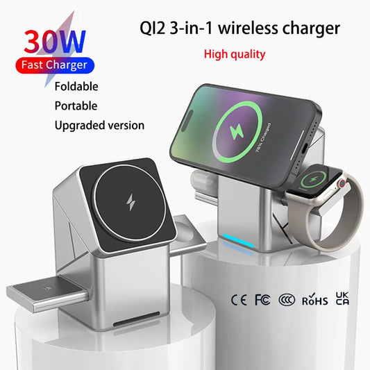 Magnetic Rotating Wireless Charging Dock